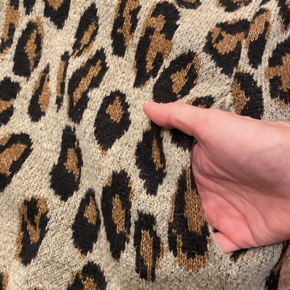Animal Print Long Cardigan - Medium - Picture 5 of 6